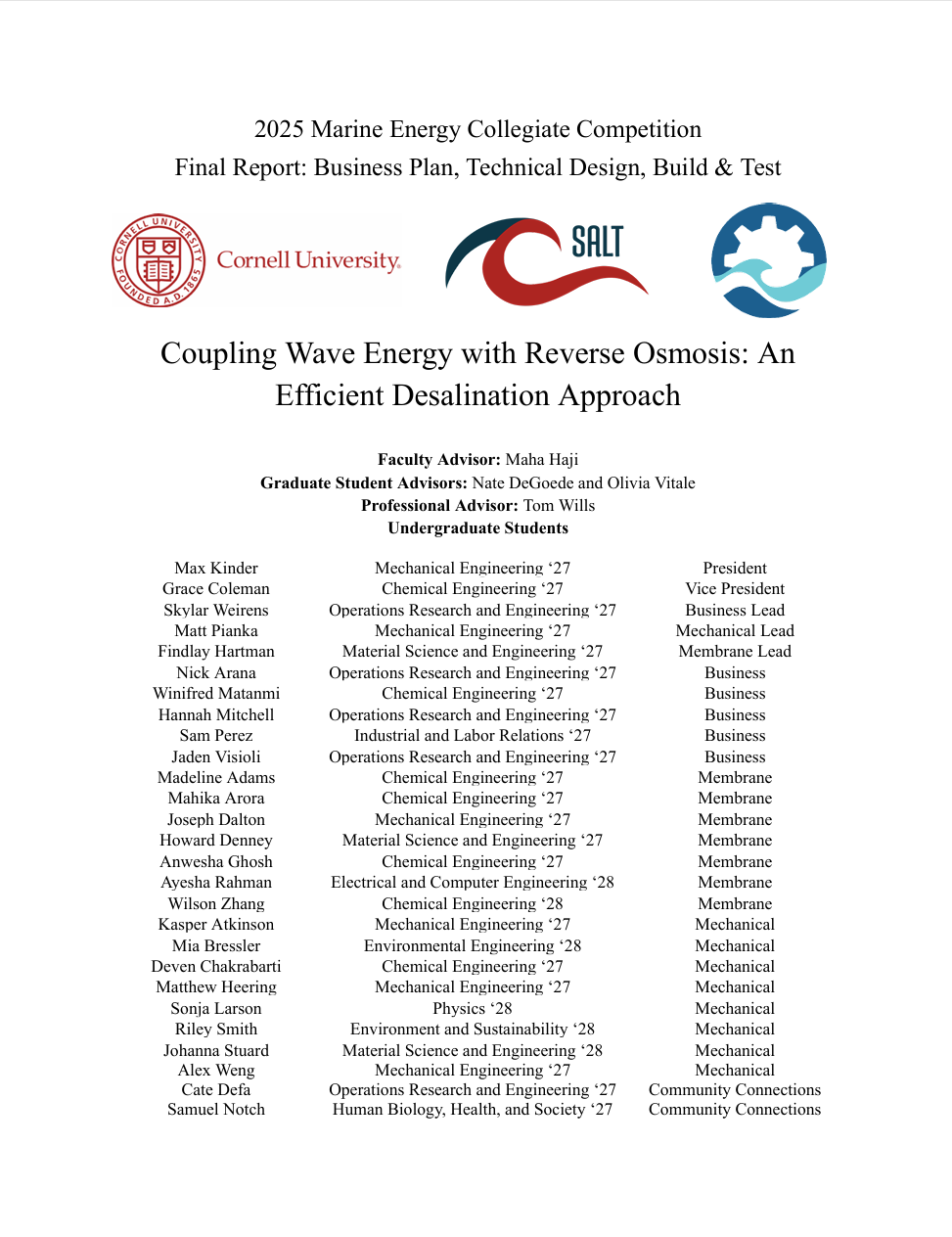 MECC Competition Report icon